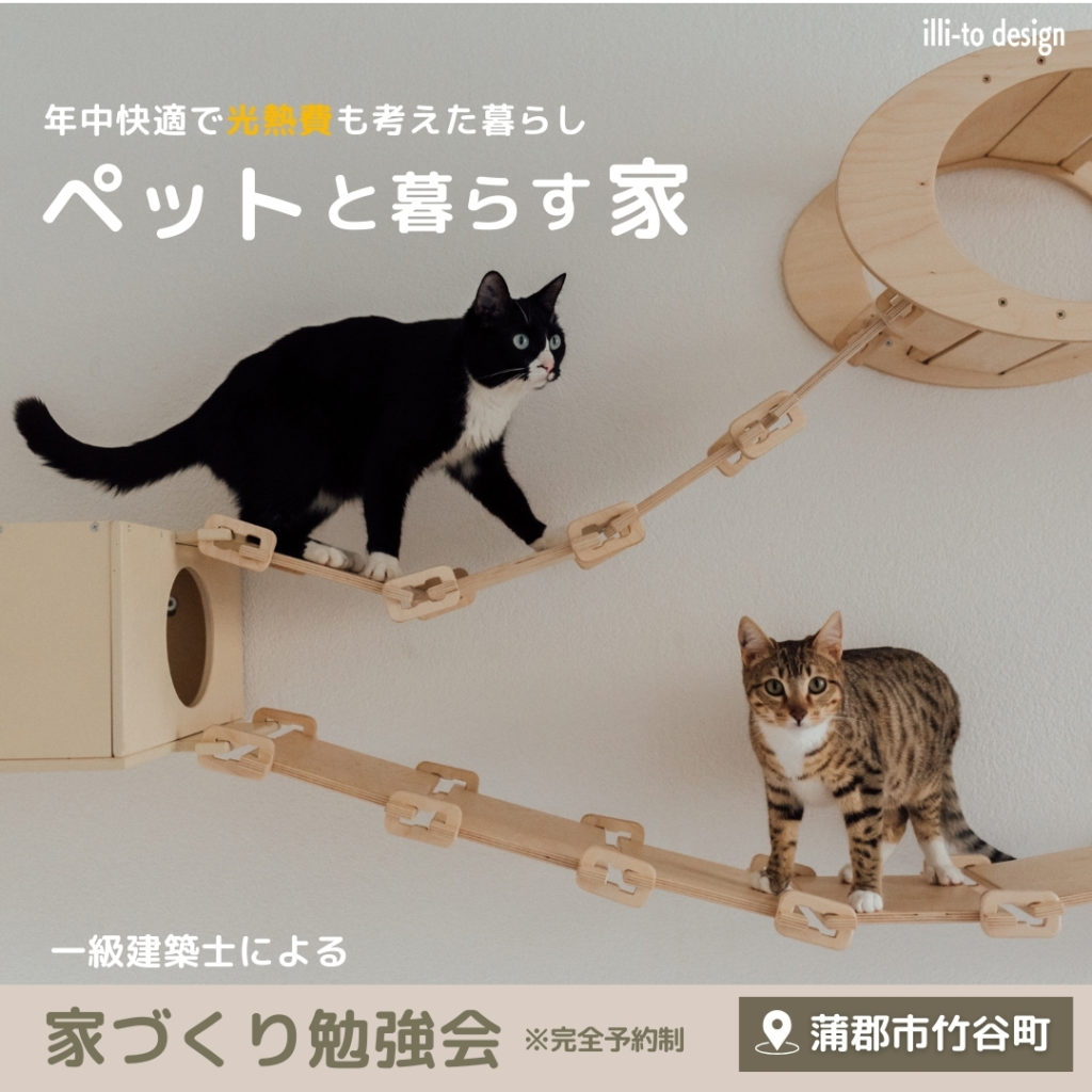 ペットと暮らす家の同段階　蒲郡市竹谷町で完成見学会　イリートデザイン鳥居建設21